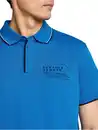 Bild 1 von Herren Poloshirt mit Schriftzug-Print Blau