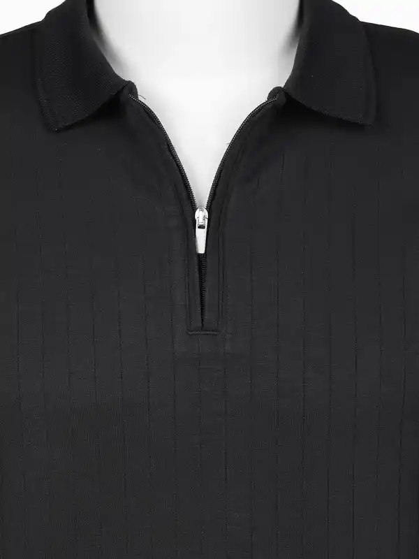 Bild 3 von Herren Polo unifarben Schwarz
