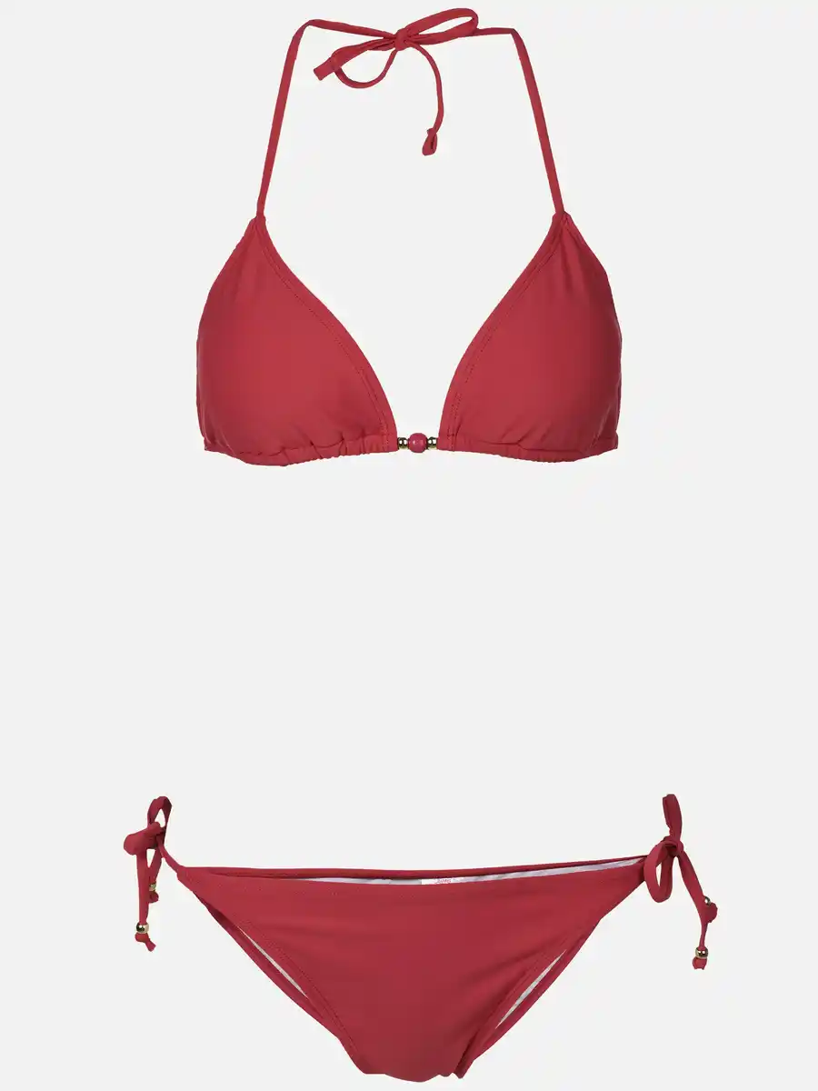 Bild 1 von Damen Bikini Set mit Zierperlen Rot