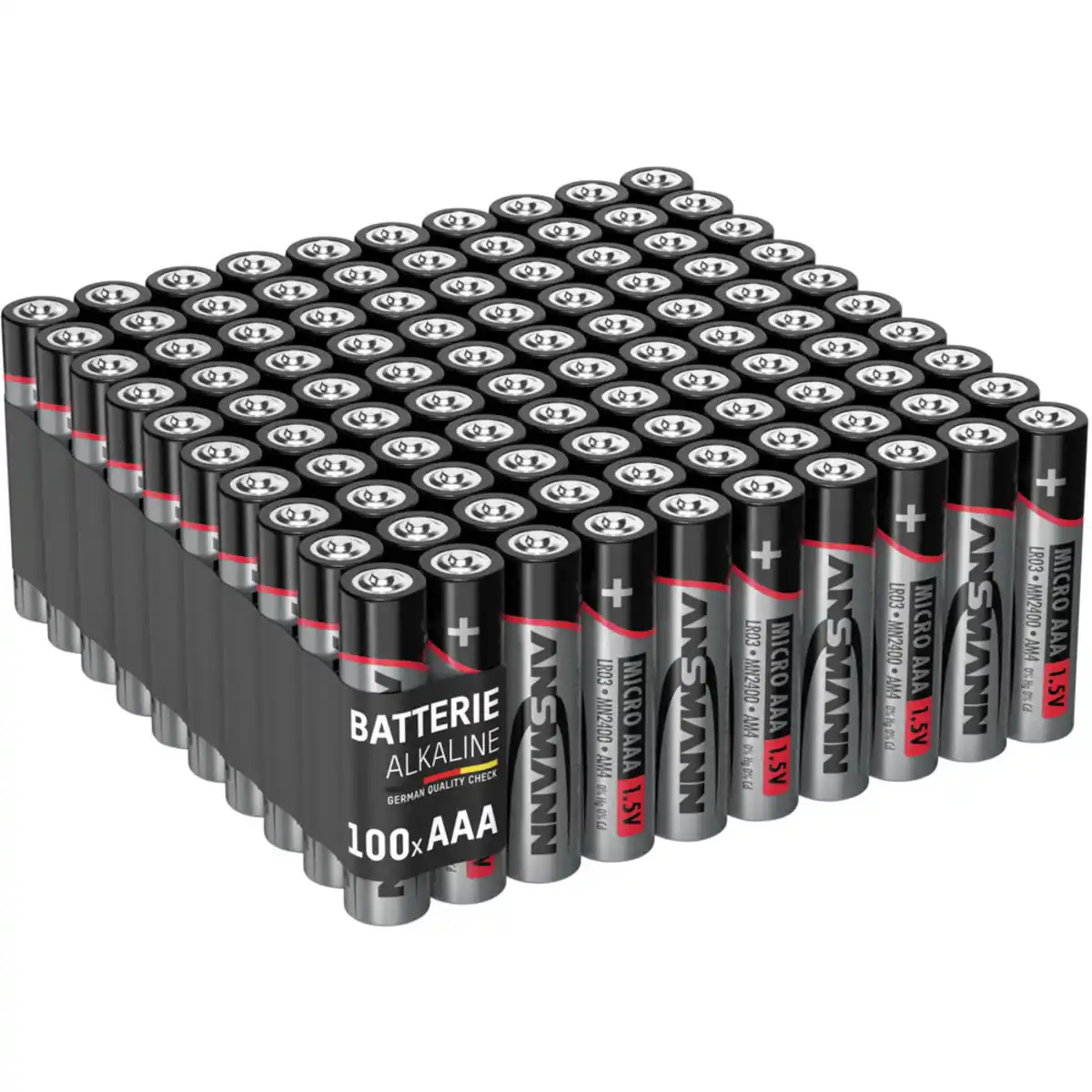 Bild 1 von ANSMANN Alkaline Batterie Micro AAA / LR03 100er-Box