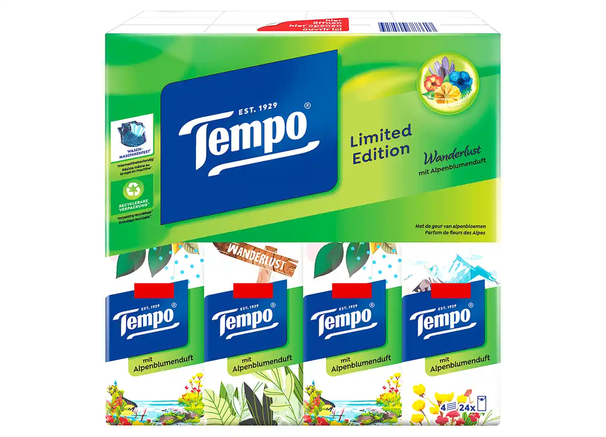 Bild 1 von Tempo Taschentücher 4-lagig