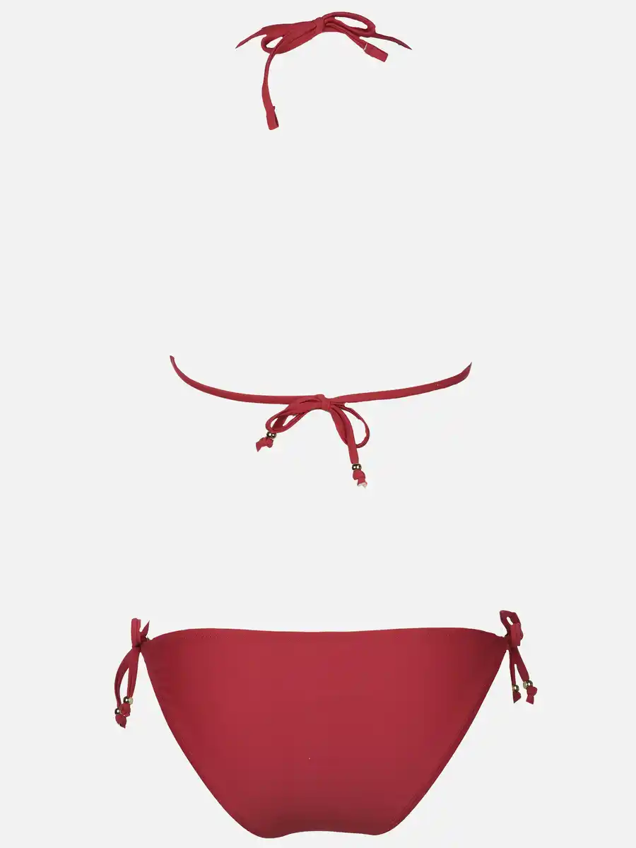 Bild 2 von Damen Bikini Set mit Zierperlen Rot