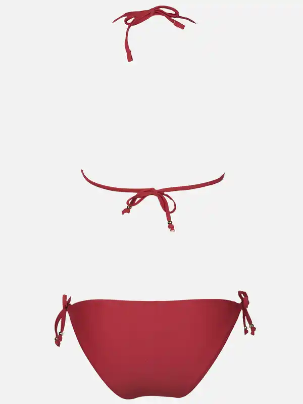 Bild 2 von Damen Bikini Set mit Zierperlen Rot