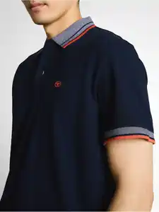 Herren Poloshirt Blau