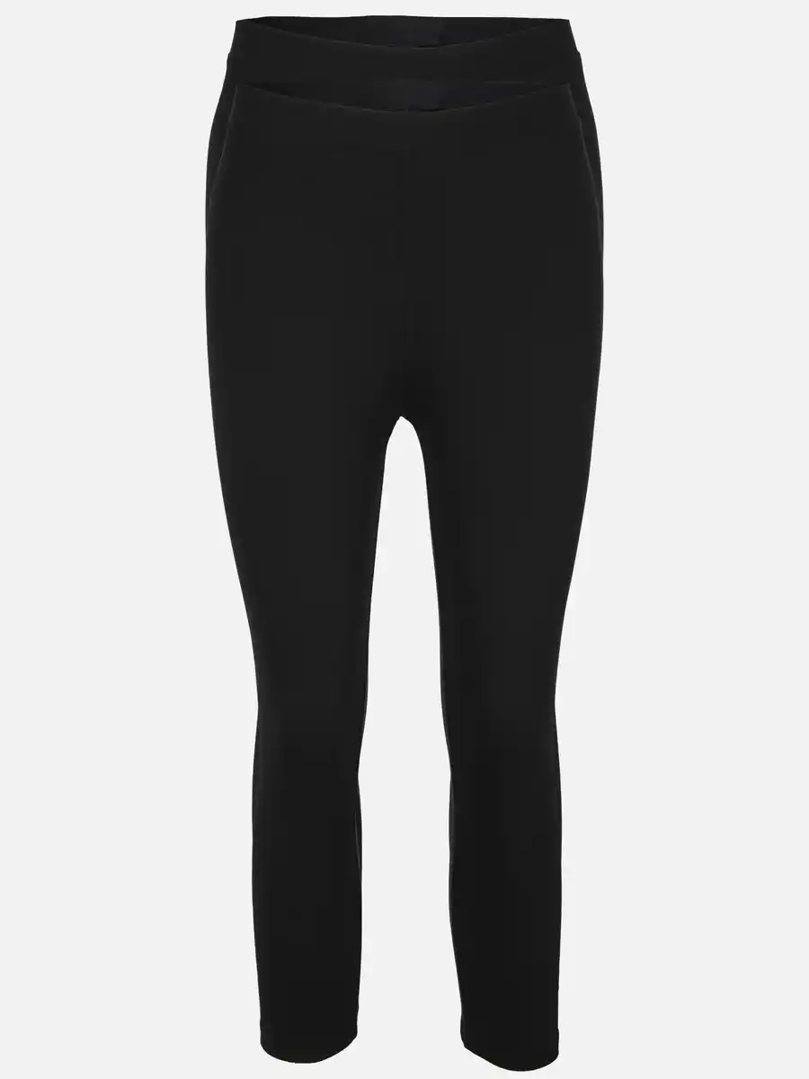 Bild 1 von Damen Capri Leggings im 2er Pck Schwarz