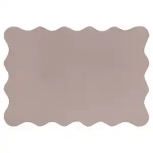 HOME CREATION Design Teppich, Einfarbig, Taupe