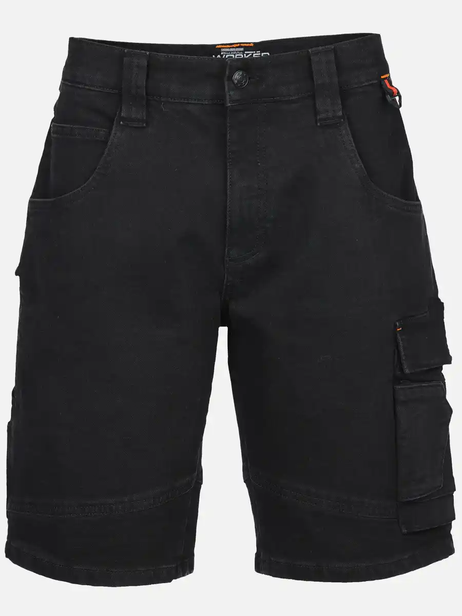 Bild 1 von Herren Arbeits-Jeansshort Schwarz