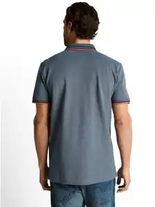 Herren Poloshirt Blau