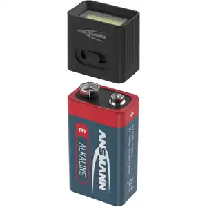 COB-LED-Leuchte mit 9V Batterie