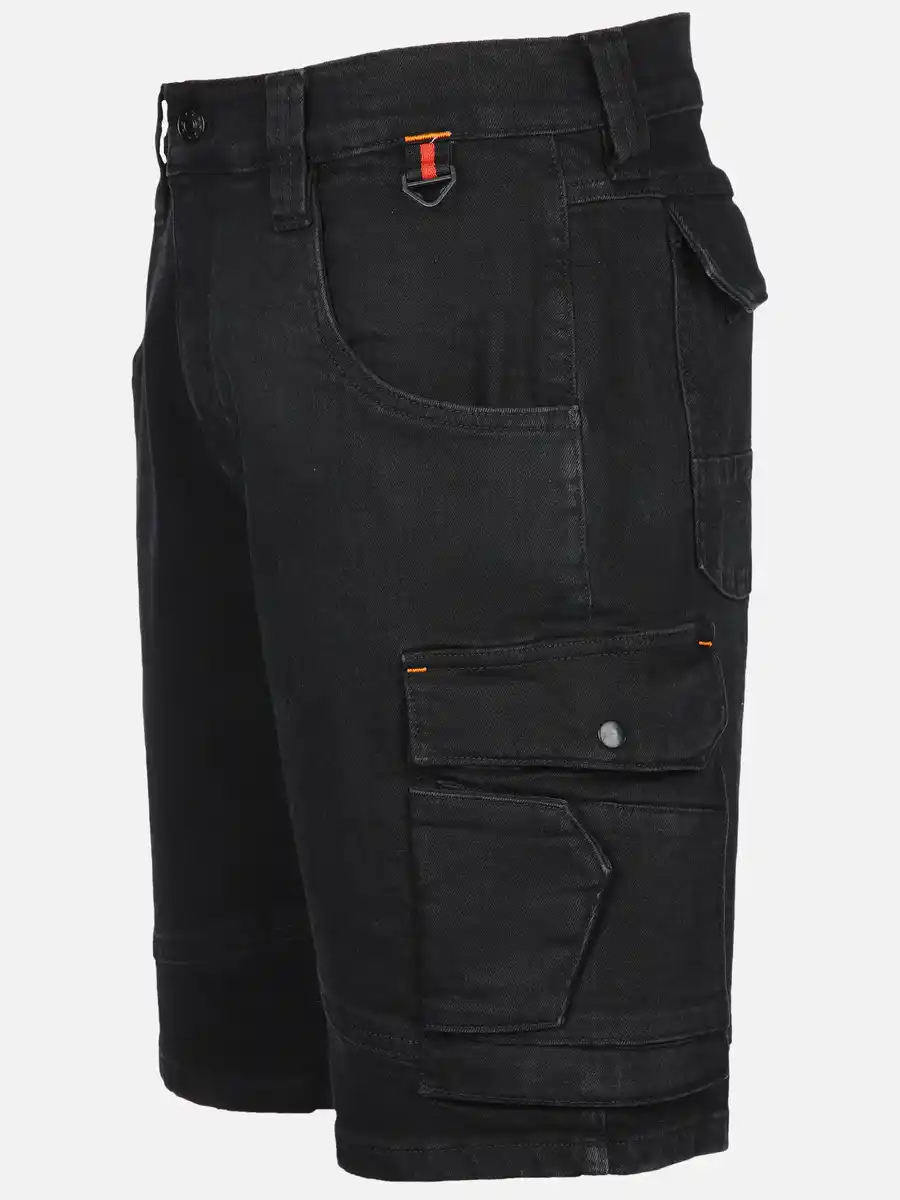Bild 3 von Herren Arbeits-Jeansshort Schwarz