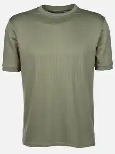 Herren T-Shirt mit feinen Streifen Grün