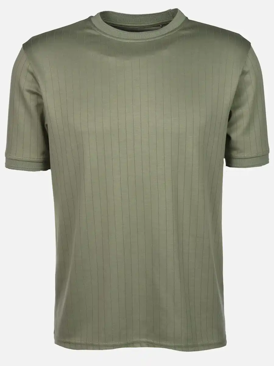 Bild 1 von Herren T-Shirt mit feinen Streifen Grün