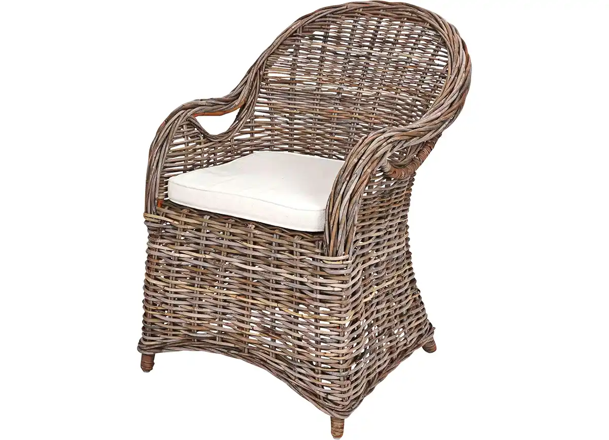 Bild 1 von Rattansessel 'Athena' Gestell aus Bambusholz