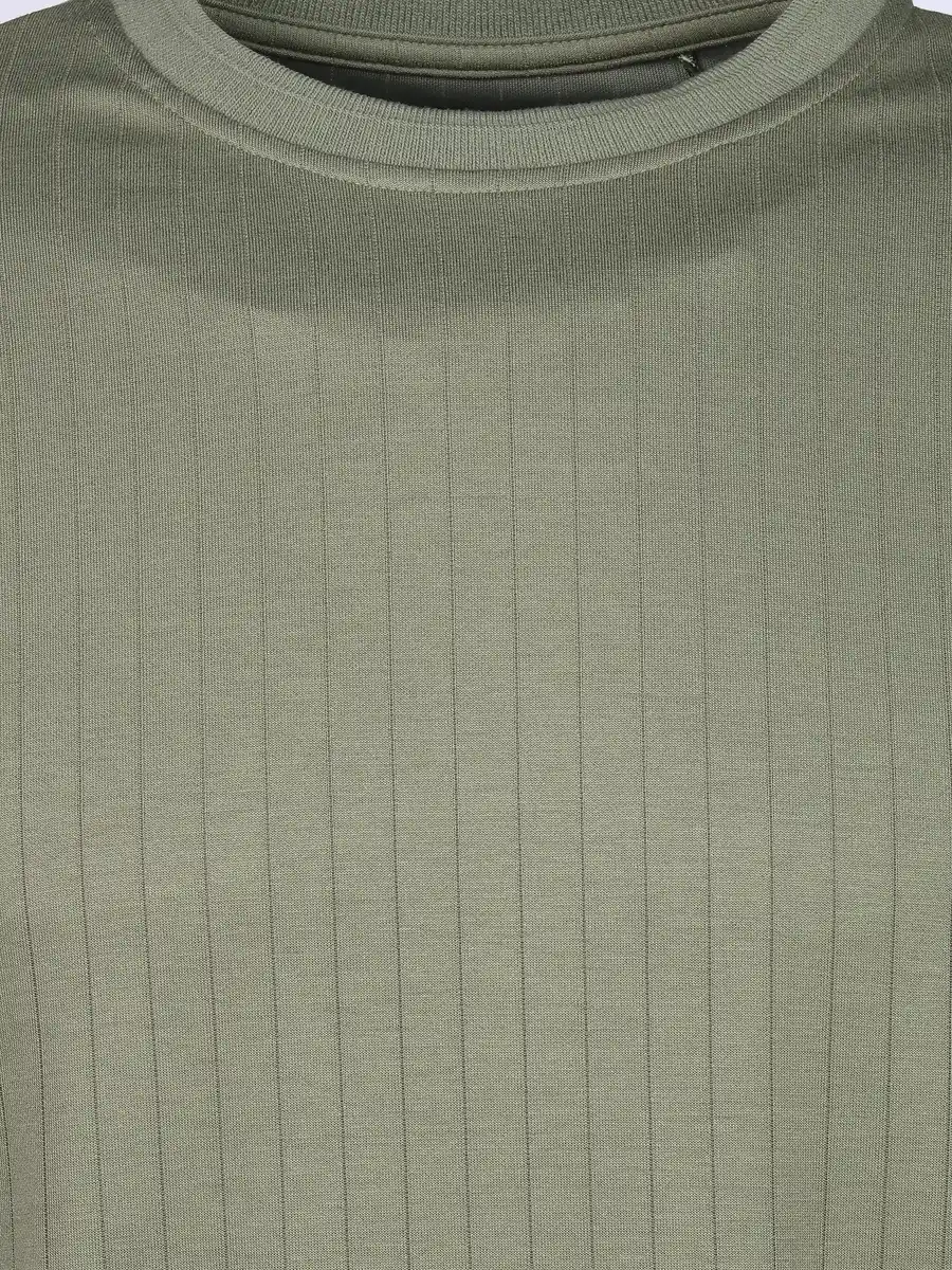 Bild 3 von Herren T-Shirt mit feinen Streifen Grün