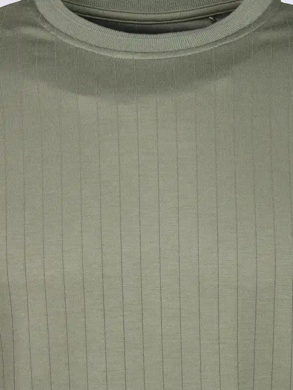 Bild 3 von Herren T-Shirt mit feinen Streifen Grün