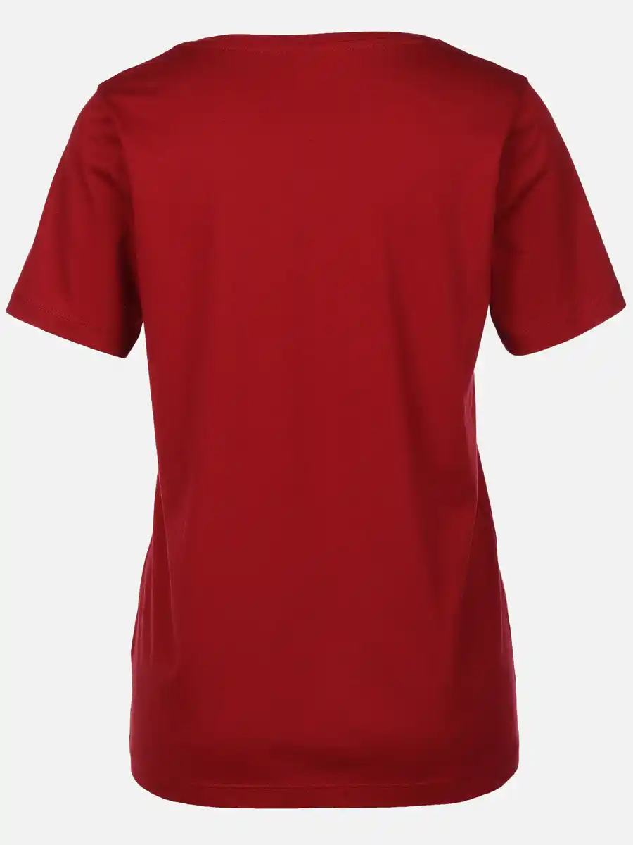 Bild 2 von Damen Shirt mit Strass-Applikation Rot