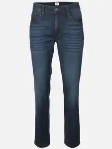 Herren Jeans mit geradem Bein Blau
