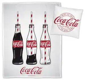 COCA-COLA Kuscheldecke, Deko-Kissen*