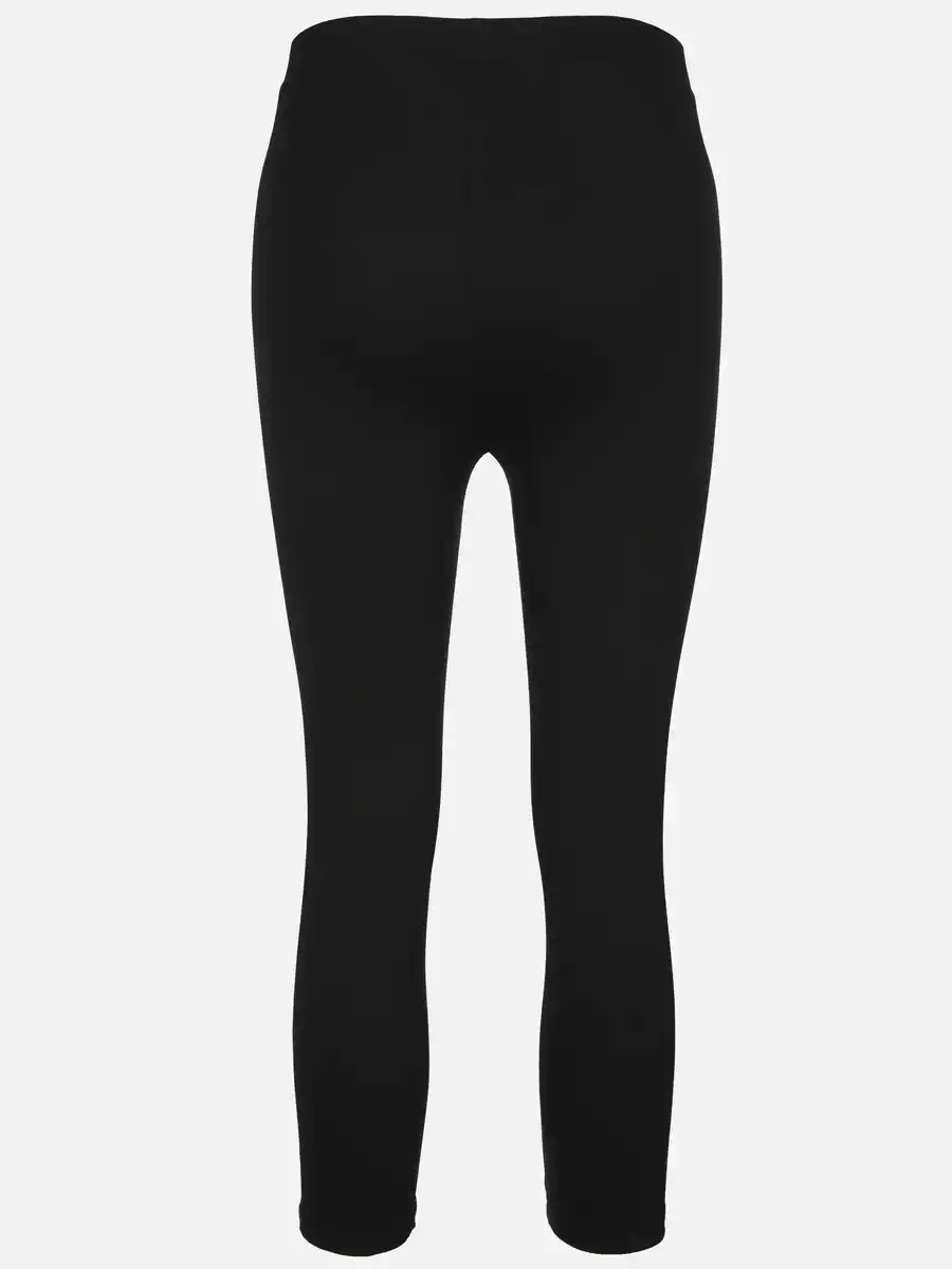 Bild 2 von Damen Capri Leggings im 2er Pck Schwarz