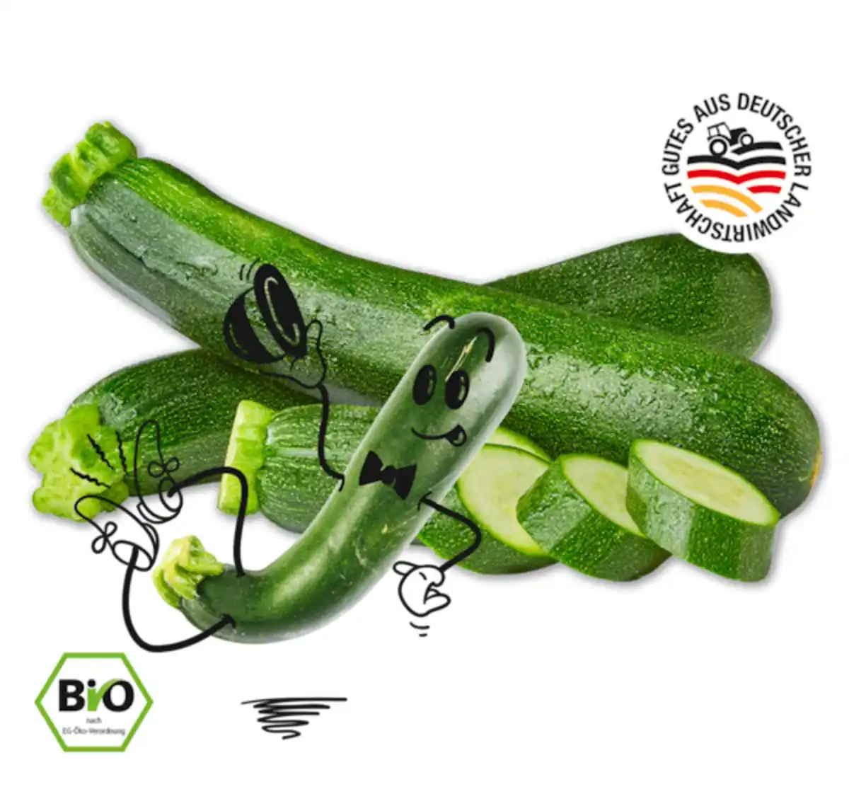 Bild 1 von NATURGUT deutsche Bio Zucchini