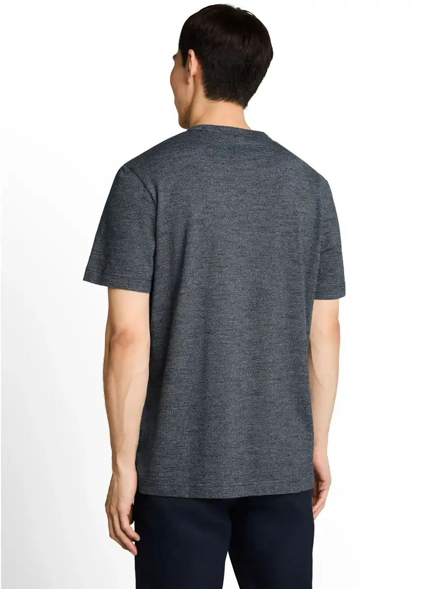 Bild 1 von Herren T-Shirt in melierter Optik Blau
