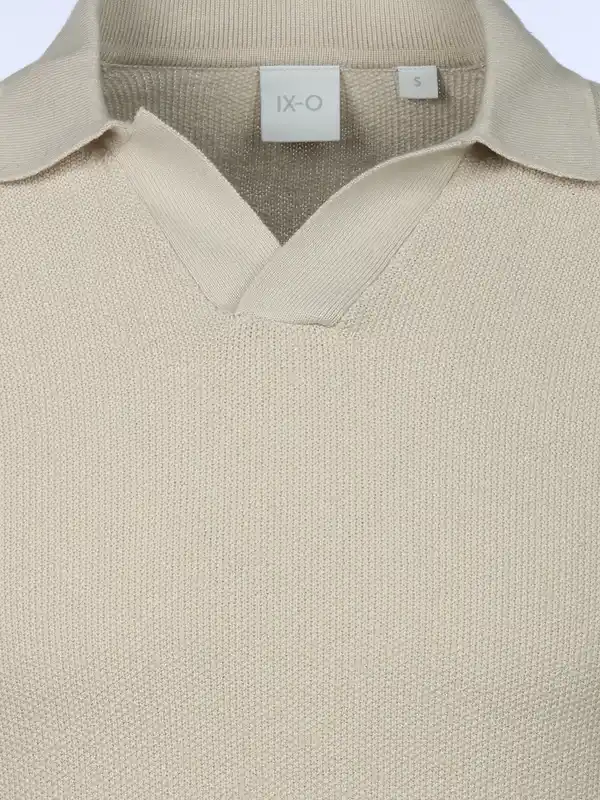 Bild 3 von Herren Poloshirt mit Struktur Beige