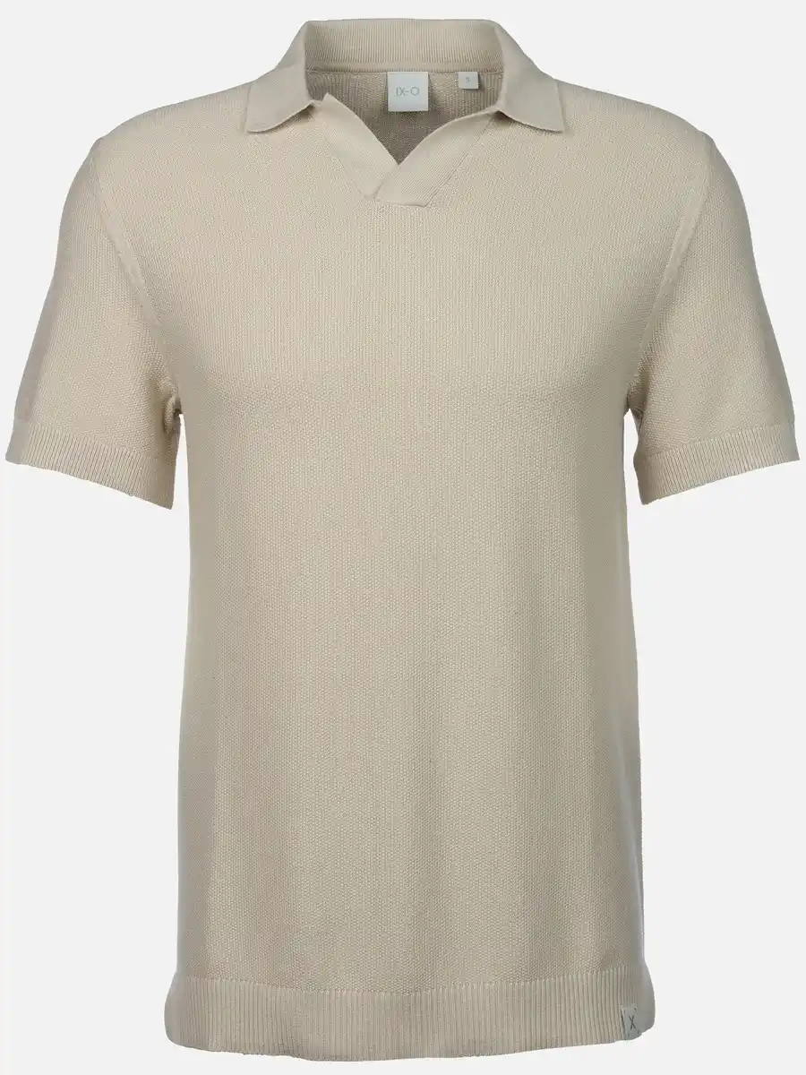 Bild 1 von Herren Poloshirt mit Struktur Beige
