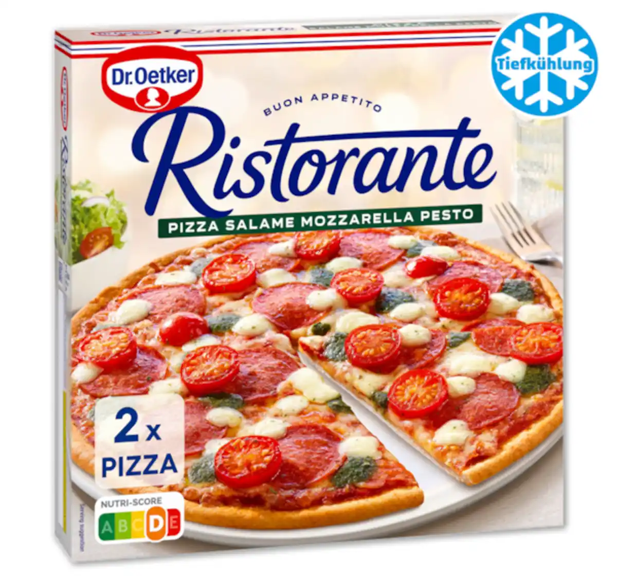 Bild 1 von DR. OETKER Ristorante Pizza Salame Mozzarella Pesto