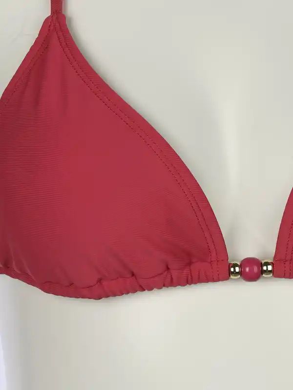 Bild 3 von Damen Bikini Set mit Zierperlen Rot