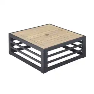 Beistelltisch 'Carina' Stahl/Holz 60 x 25 x 60 cm