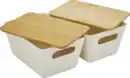 Bild 1 von IDEENWELT 2er Set Badezimmerbox klein weiß