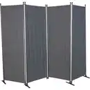 Bild 1 von Angerer Freizeitmöbel Paravent 4-teilig Bezug Swingtex Polyacryl dunkelgrau 165 x 228 cm