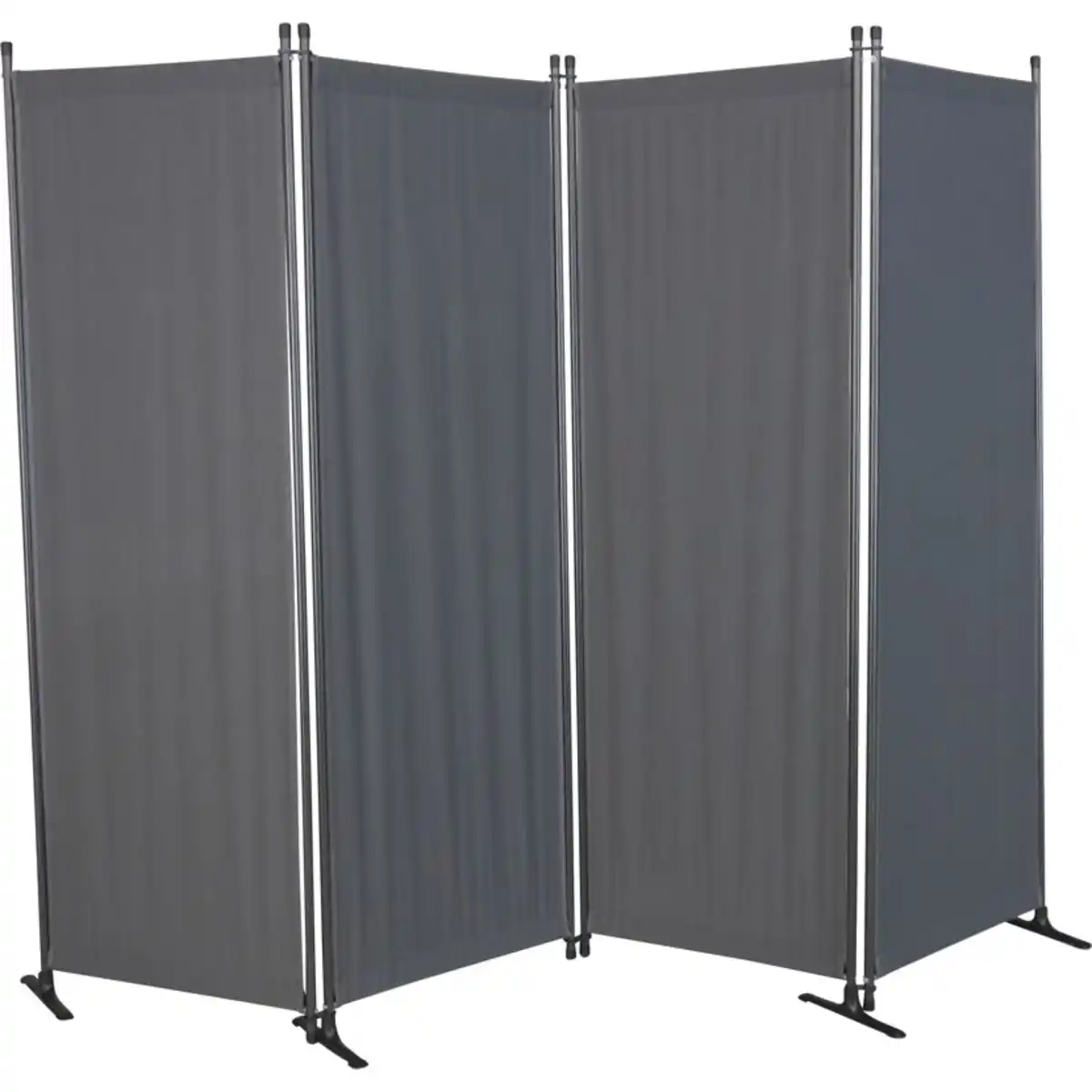 Bild 1 von Angerer Freizeitmöbel Paravent 4-teilig Bezug Swingtex Polyacryl dunkelgrau 165 x 228 cm