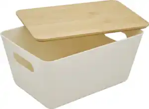 IDEENWELT Badezimmerbox groß weiß