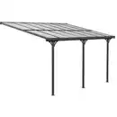 Bild 1 von Westmann Terrassenüberdachung 'Bruce' Aluminium schwarz 300 x 435 x 270 cm