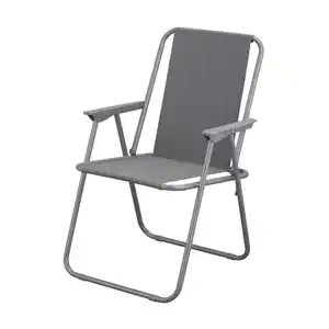 toom Campingstuhl 'Siesta' klappbar Stahl anthrazit 63 x 75 x 52 cm