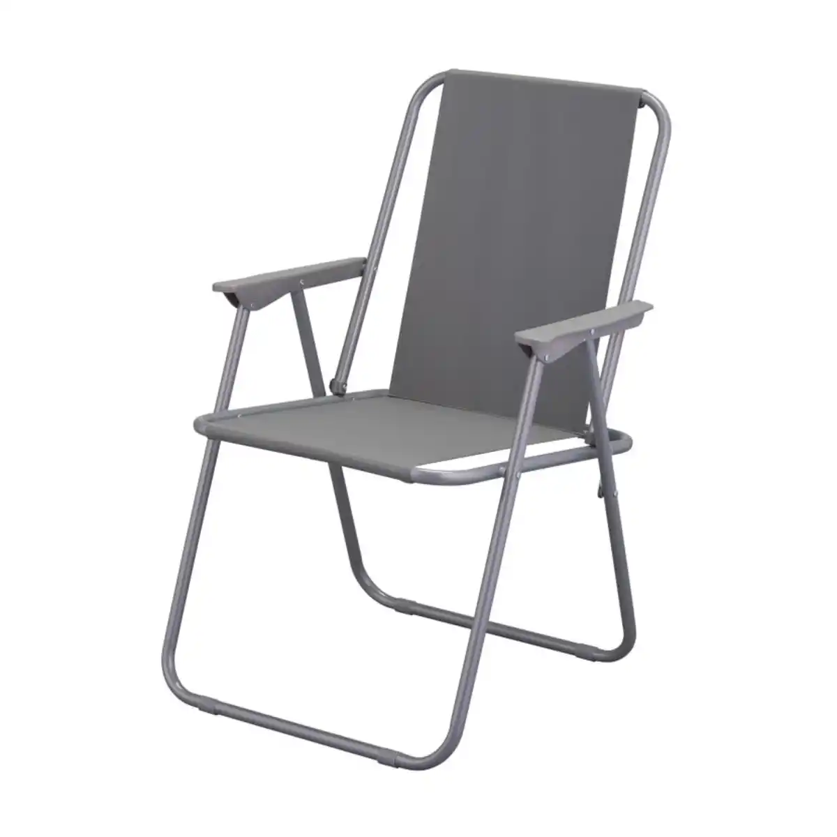 Bild 1 von toom Campingstuhl 'Siesta' klappbar Stahl anthrazit 63 x 75 x 52 cm
