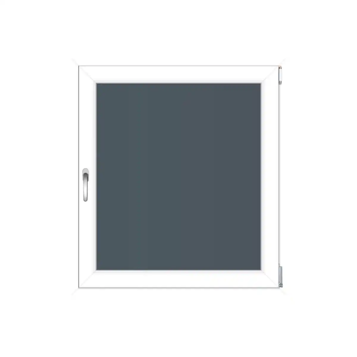 Bild 1 von Roro Kunststofffenster 800 x 1000 mm weiß DIN rechts