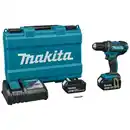 Bild 1 von Makita Akku-Bohrschrauber-Set 'DDF482RFE' 18 V mit 2 x 3,0 AH Akku und Schnellladegerät