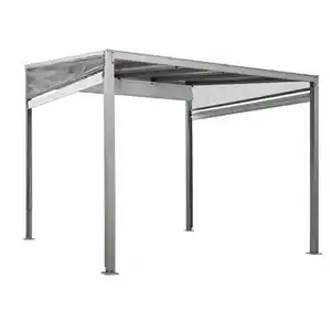 Pavillon 'Verena' grau 393 x 290 x 260 cm