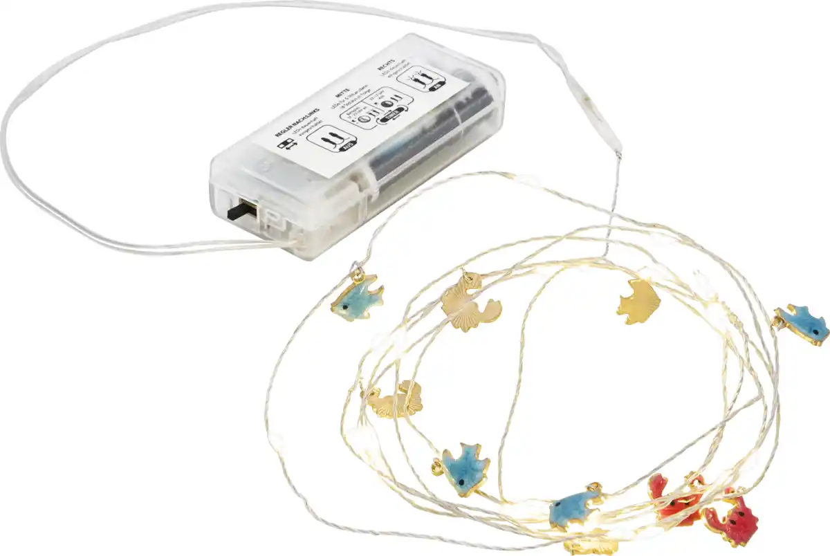 Bild 2 von IDEENWELT Micro-LED-Lichterkette Fisch & Krabbe