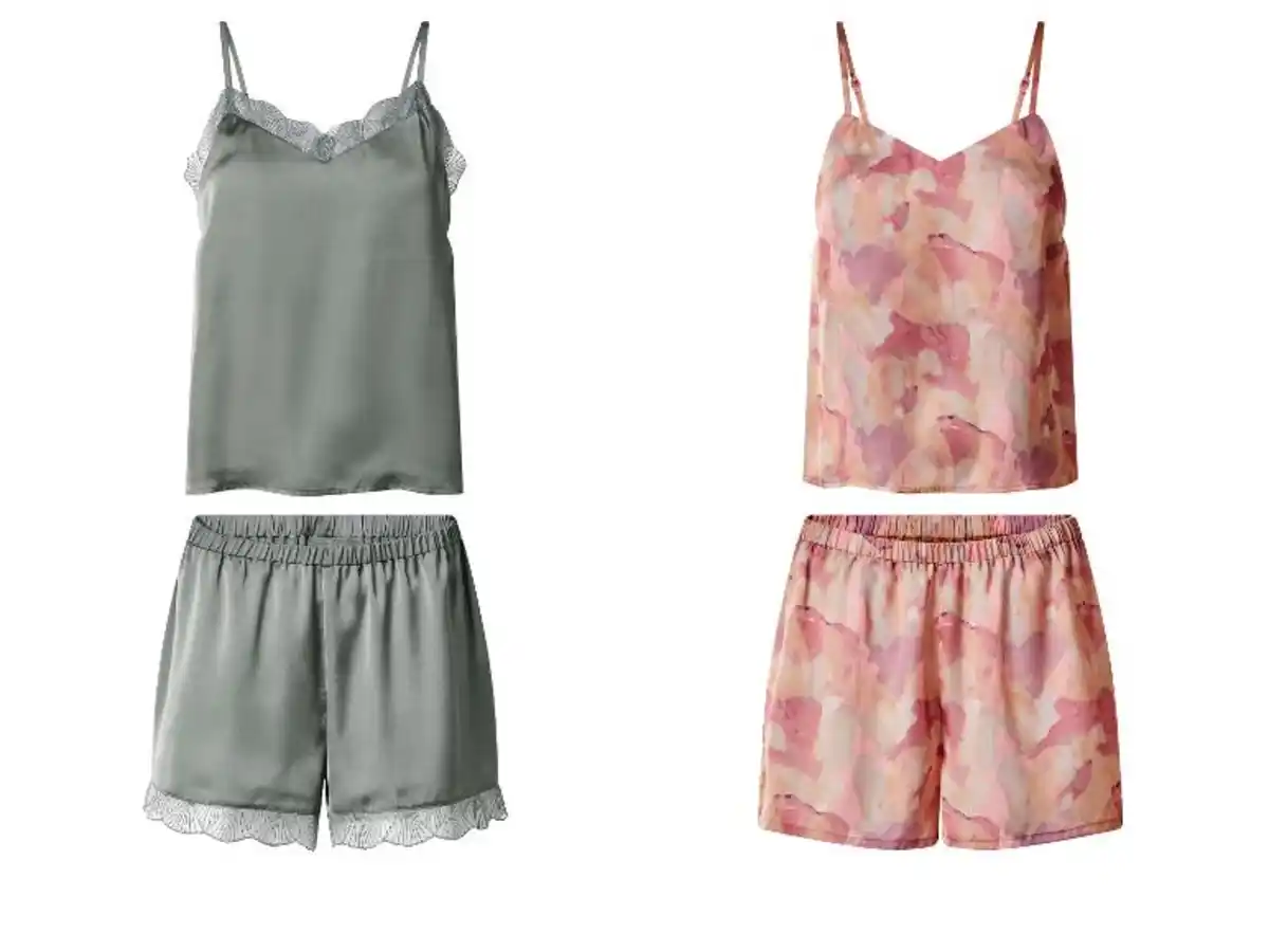 Bild 3 von ESMARA® Damen Satin-Pyjama