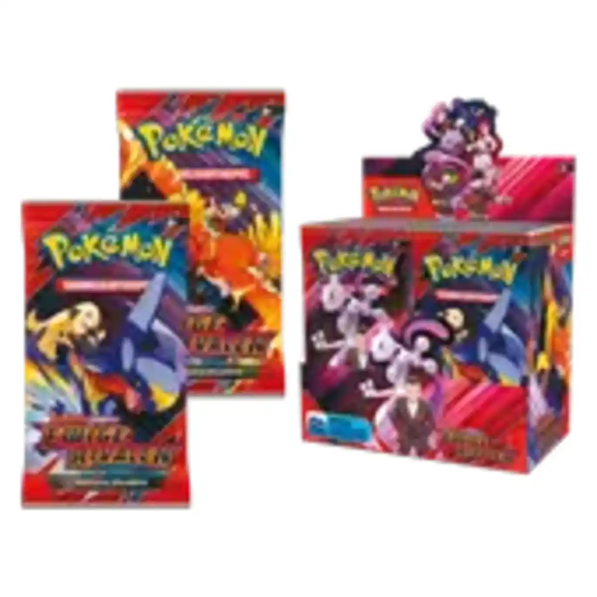 Bild 1 von Sammelkartenspiel Boosterpack „Karmesin & Purpur Ewige Rivalen“