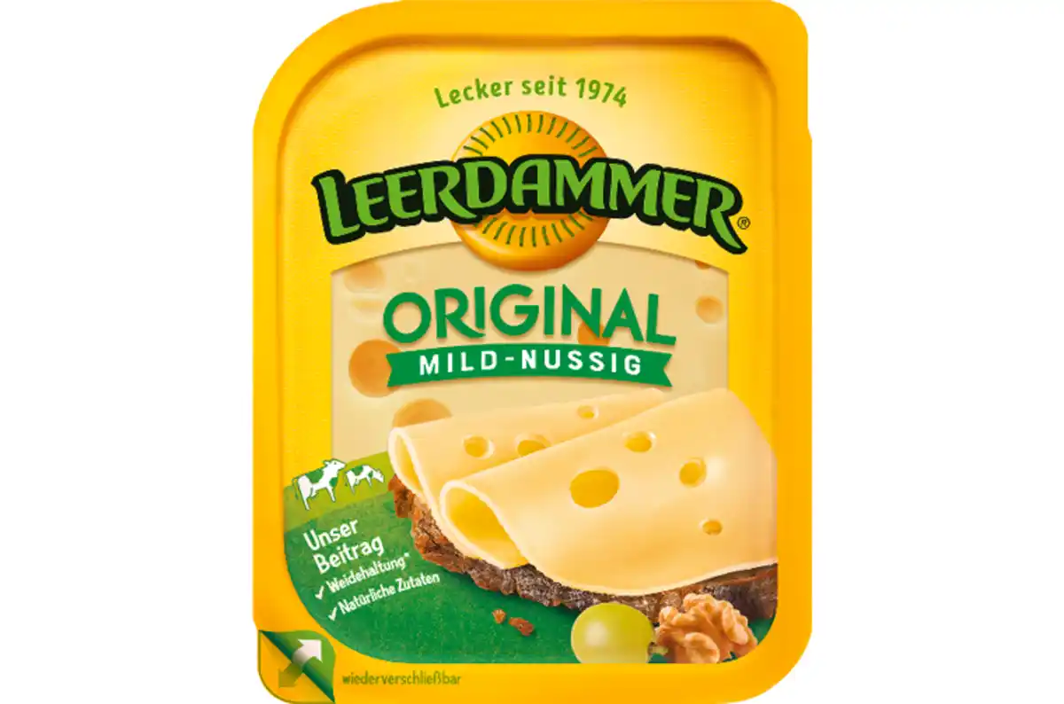 Bild 1 von Leerdammer Scheiben oder Reibekäse