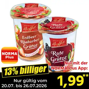 Excellent Buffet Grütze