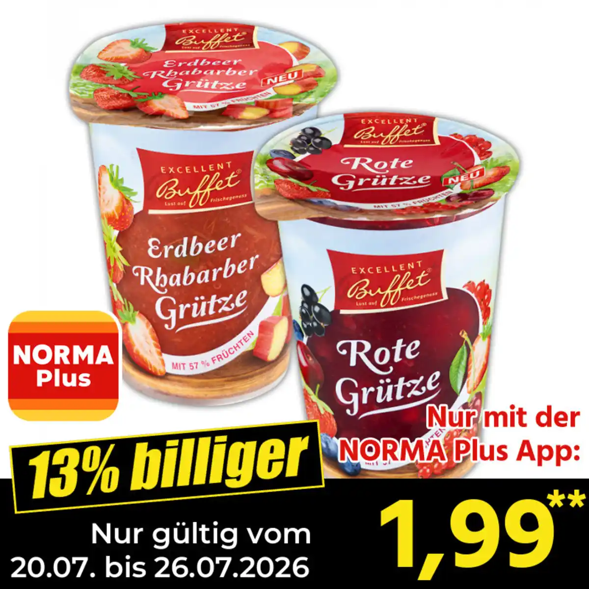 Bild 1 von Excellent Buffet Grütze