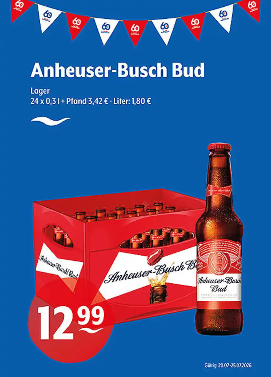 Bild 1 von Anheuser-Busch Bud Lager