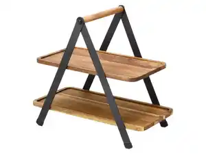 SILVERCREST® Etagere mit Akazienholz