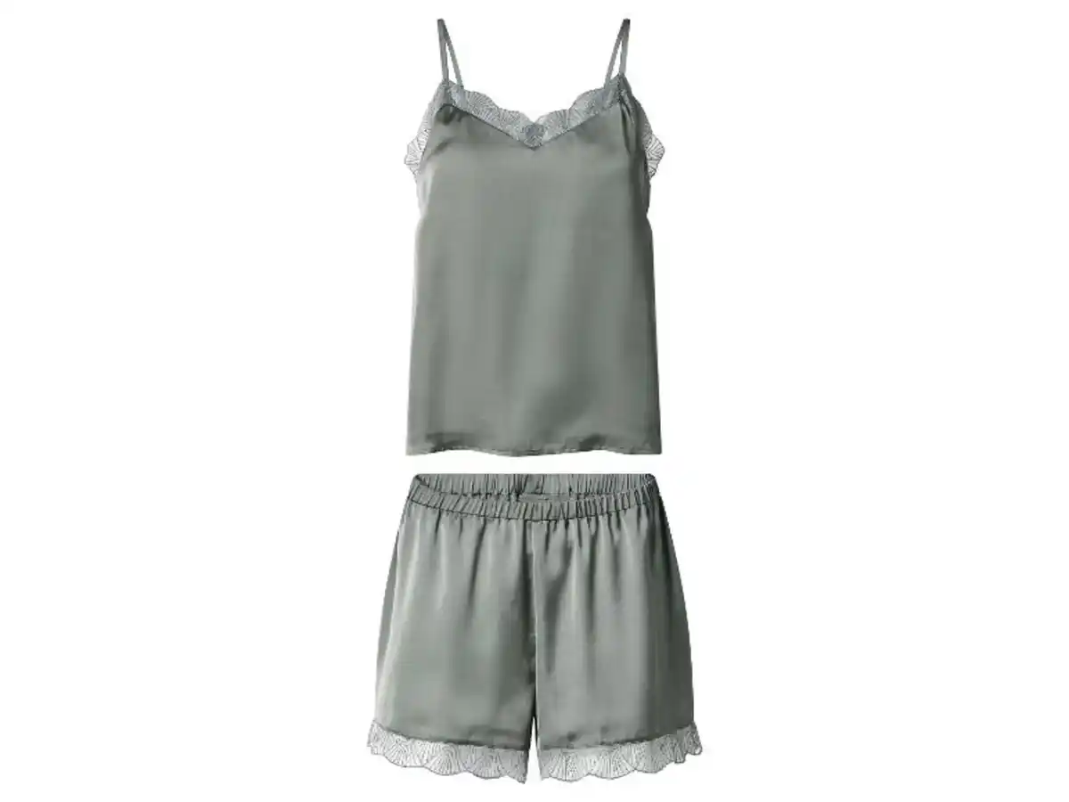 Bild 1 von ESMARA® Damen Satin-Pyjama