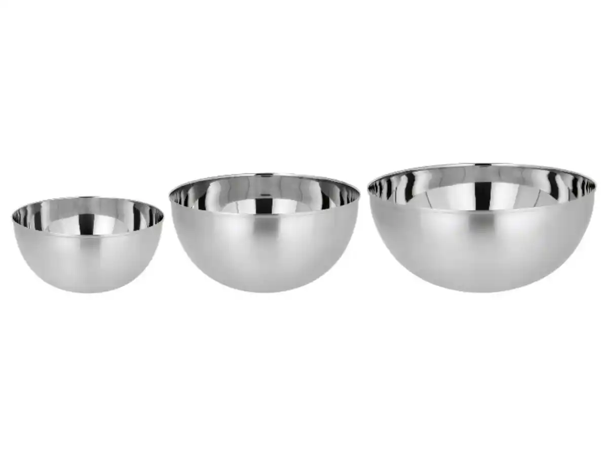 Bild 2 von SILVERCREST® Premium-Edelstahl-Schüssel-Set, 3 Stk.
